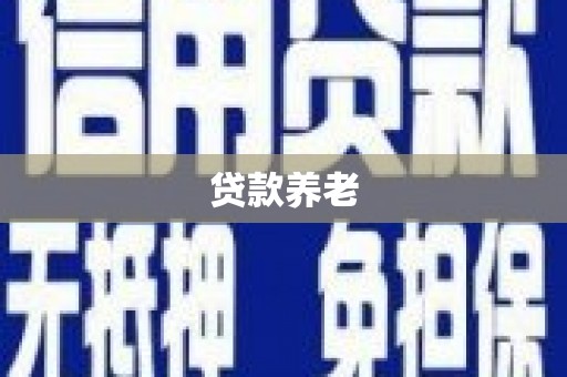 张家界贷款养老