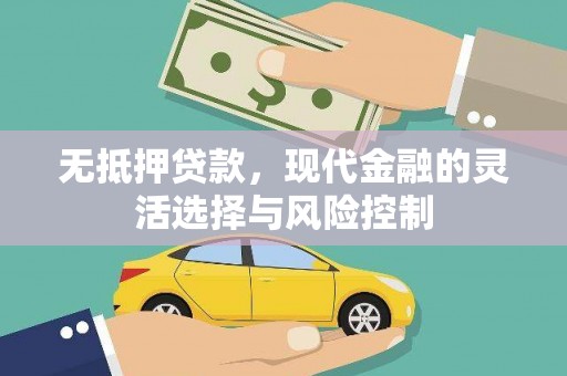 海东无抵押贷款，现代金融的灵活选择与风险控制