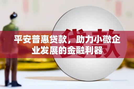 杭锦旗平安普惠贷款，助力小微企业发展的金融利器