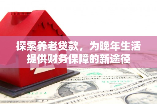 璧山探索养老贷款，为晚年生活提供财务保障的新途径
