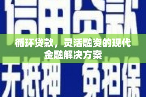 望城循环贷款，灵活融资的现代金融解决方案