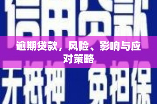 杨浦逾期贷款，风险、影响与应对策略