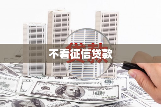 天宁不看征信贷款