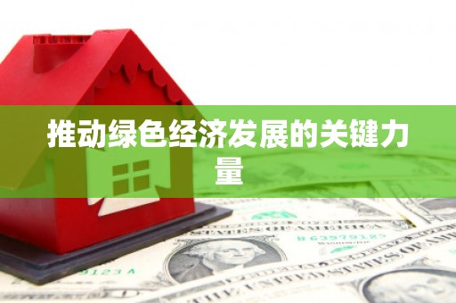 友谊推动绿色经济发展的关键力量